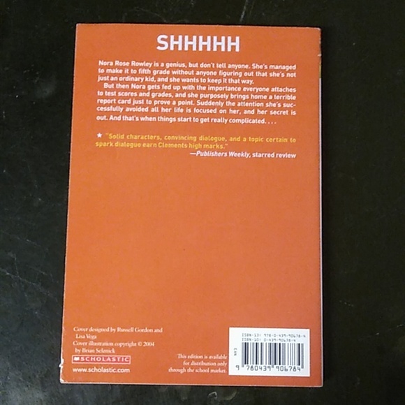 Report Card Andrew Clements Junior Fiction Children's Chapter Book Homeschool - Picture 2 of 5